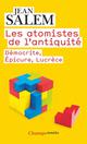 LES ATOMISTES DE L'ANTIQUITE 